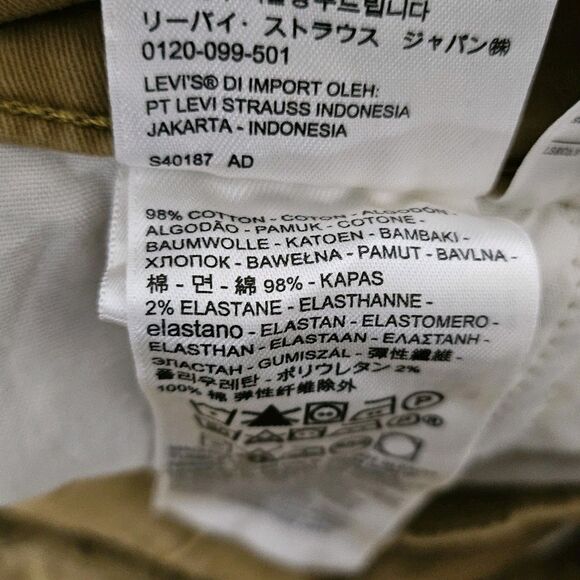 Levis Pants Womens 26 Yellow Gold Pleated Balloon Leg High-Rise Boho Stretch - Picture 4 of 10